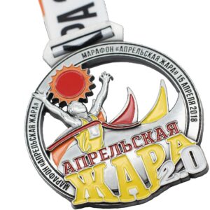 Custom antique 3D metal 5K running medals