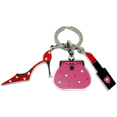 Personalised metal enamel promotional keyring