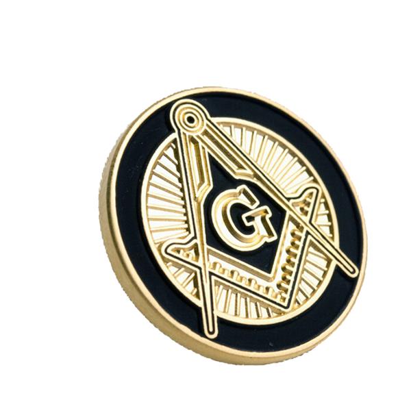 Custom Engraved Gold Metal Pins With Black Enamel Gowin Ts Coltd