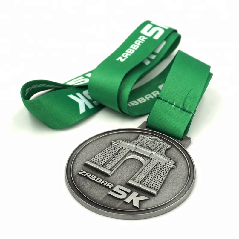 Custom 3D antique metal finisher medals