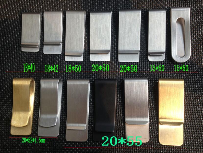 Promotional Fashion Business Stainless Steel money clip