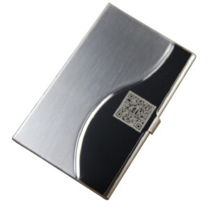 Stainless steel business name card holder