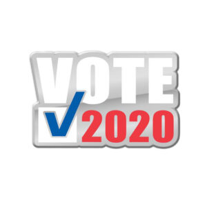 American 2020 metal enamel VOTE Pin