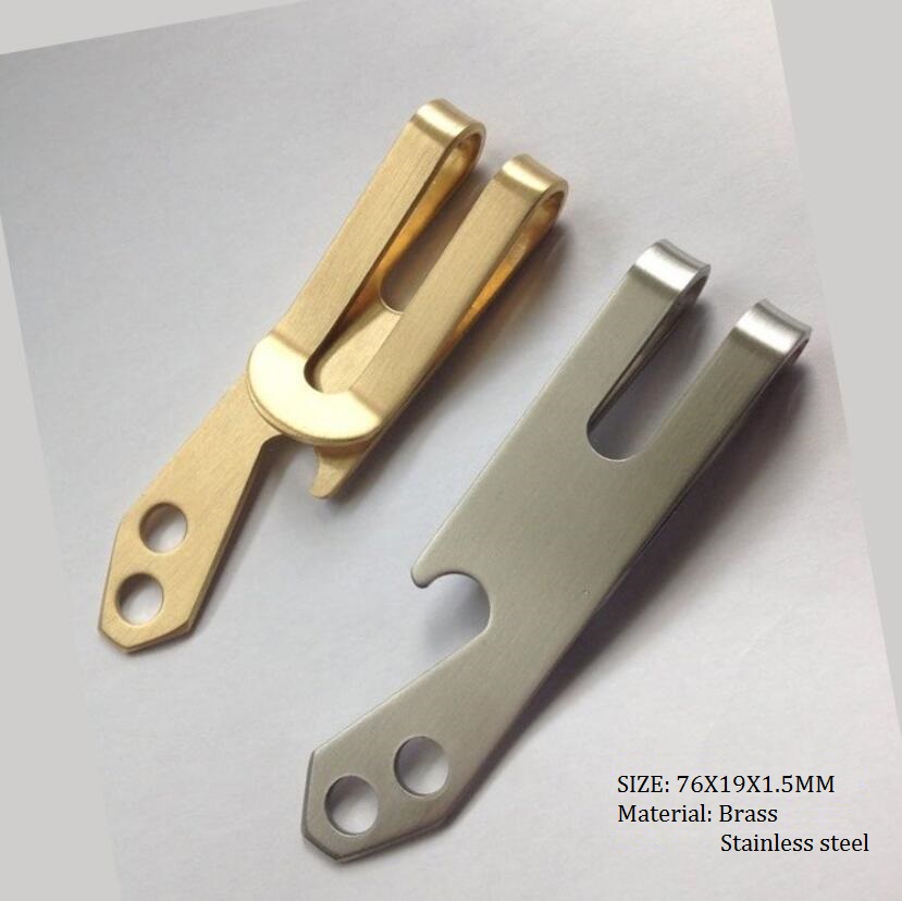 Bottle opener metal clip keychain