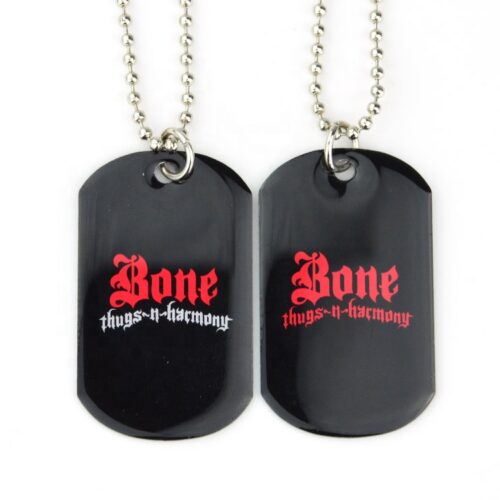 Stainless steel dog tag printing with necklace