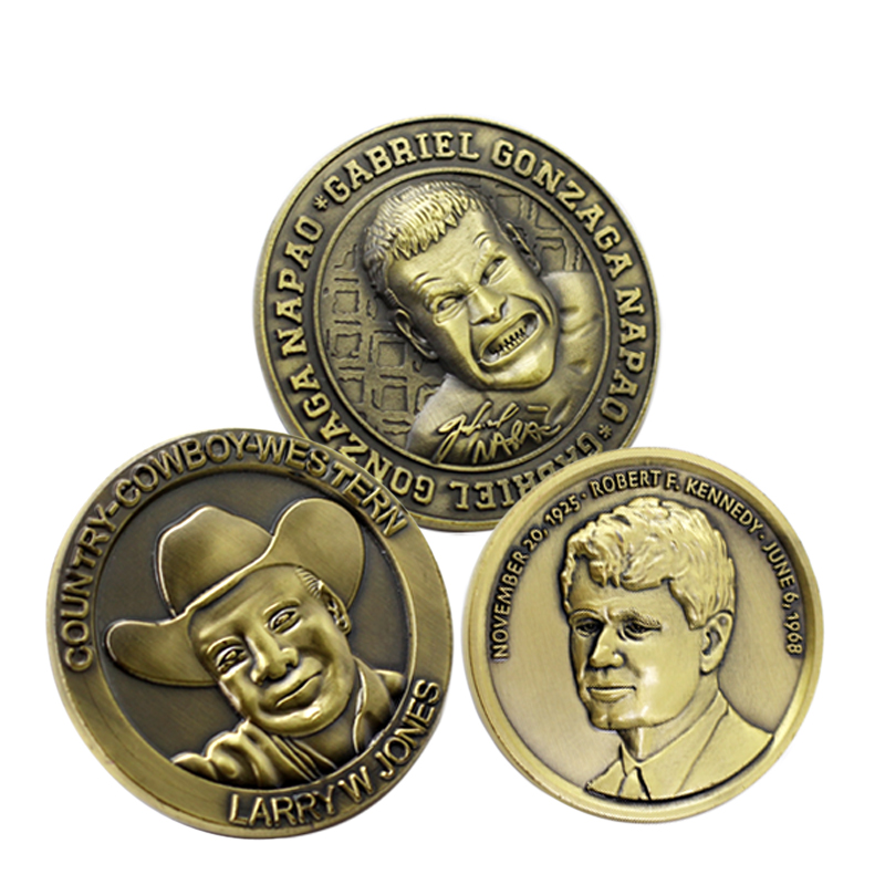 Coin manufacturer wholesale 3D people coin