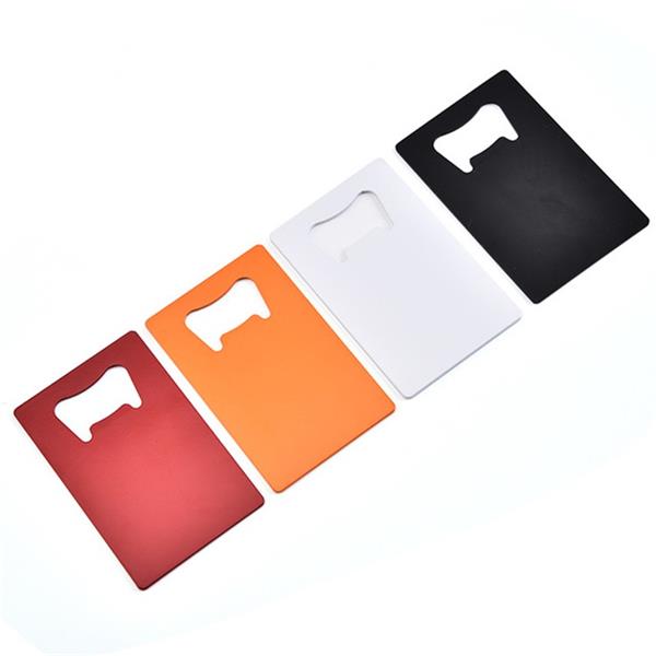 Wholesale Blank Credit card bottle opener with several finished color