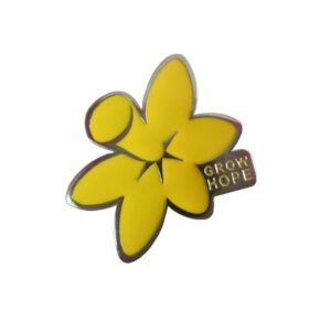 Custom Cancer Council's Daffodil Day lapel pin