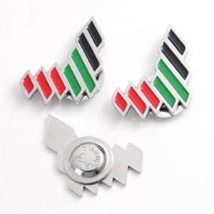 Custom metal magnetic lapel pin with enamel color