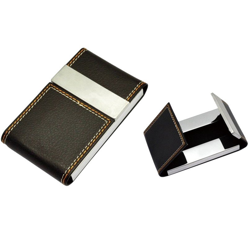 New designs of name card holder with black leather
