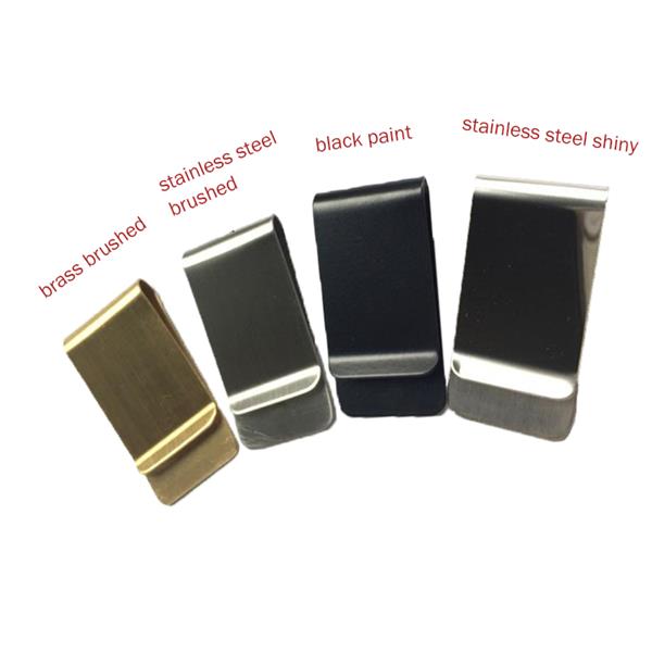 blank stainless steel money clip finish surface