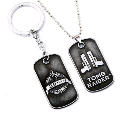 Old dog tag necklace with personalized logo