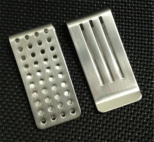 Stainless steel money clip designs