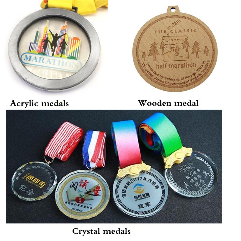 difference material medals