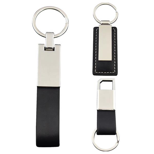 Blank Personalised leather keyring