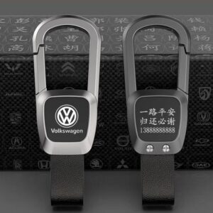 Custom Metal Car Keychain for Boys – Car Logo Personalized Key Holder