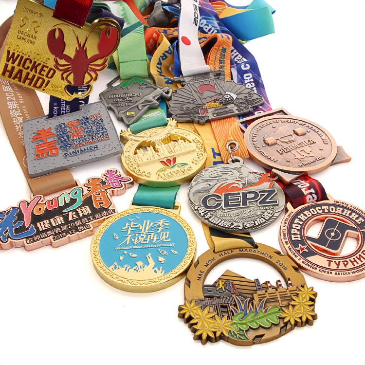 Custom gold taekwondo championships medallions