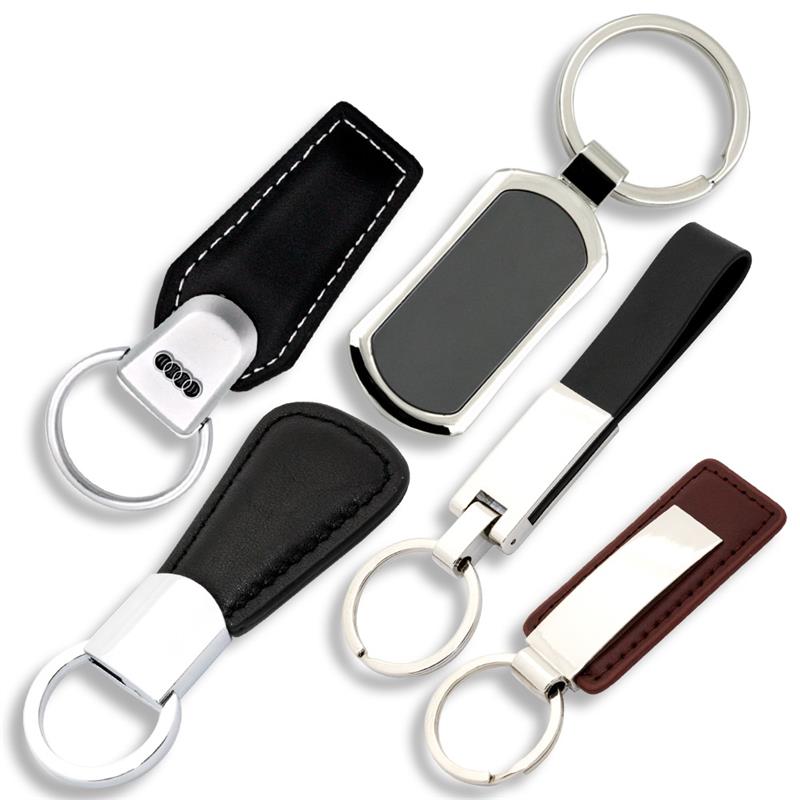 Hot sale leather promotional keyring