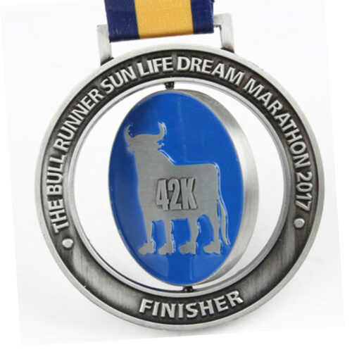 The bull runner sun life dream marathon medal