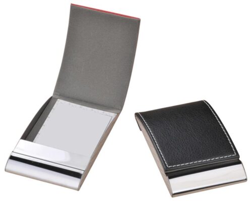 Stainless steel PU name card case