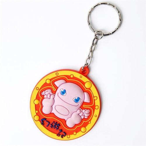 Custom Rubber soft PVC keyring