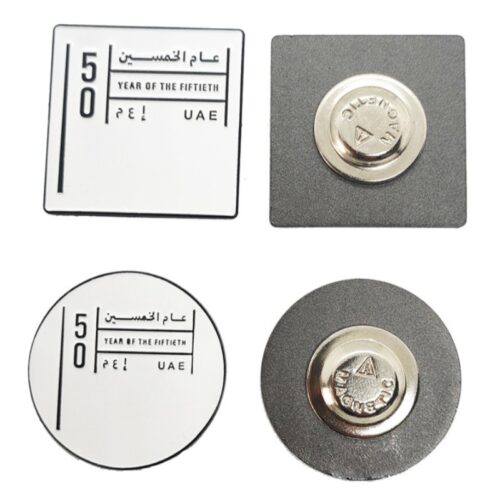 Magnetic badge of UAE 50th anniversary of National Day