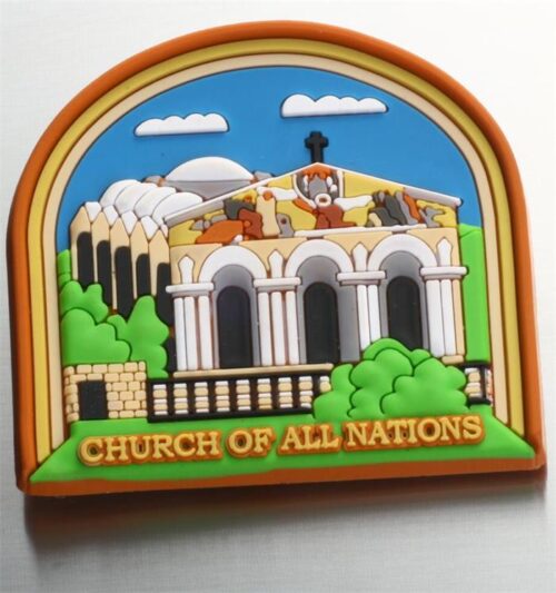 Custom souvenir rubber soft PVC Church of all Nation fridge magnet