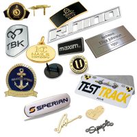 Custom metal logo plate professional manufacturer